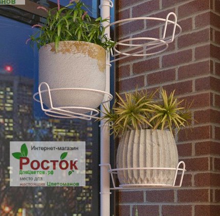 подставка металлическая для крупных растений. Фото N4